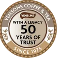Vensons Coffee & Tea, With a legacy of 50 years of trust
